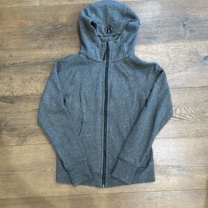 Lululemon Scuba Full-Zip Hoodie, Size 6, Grey